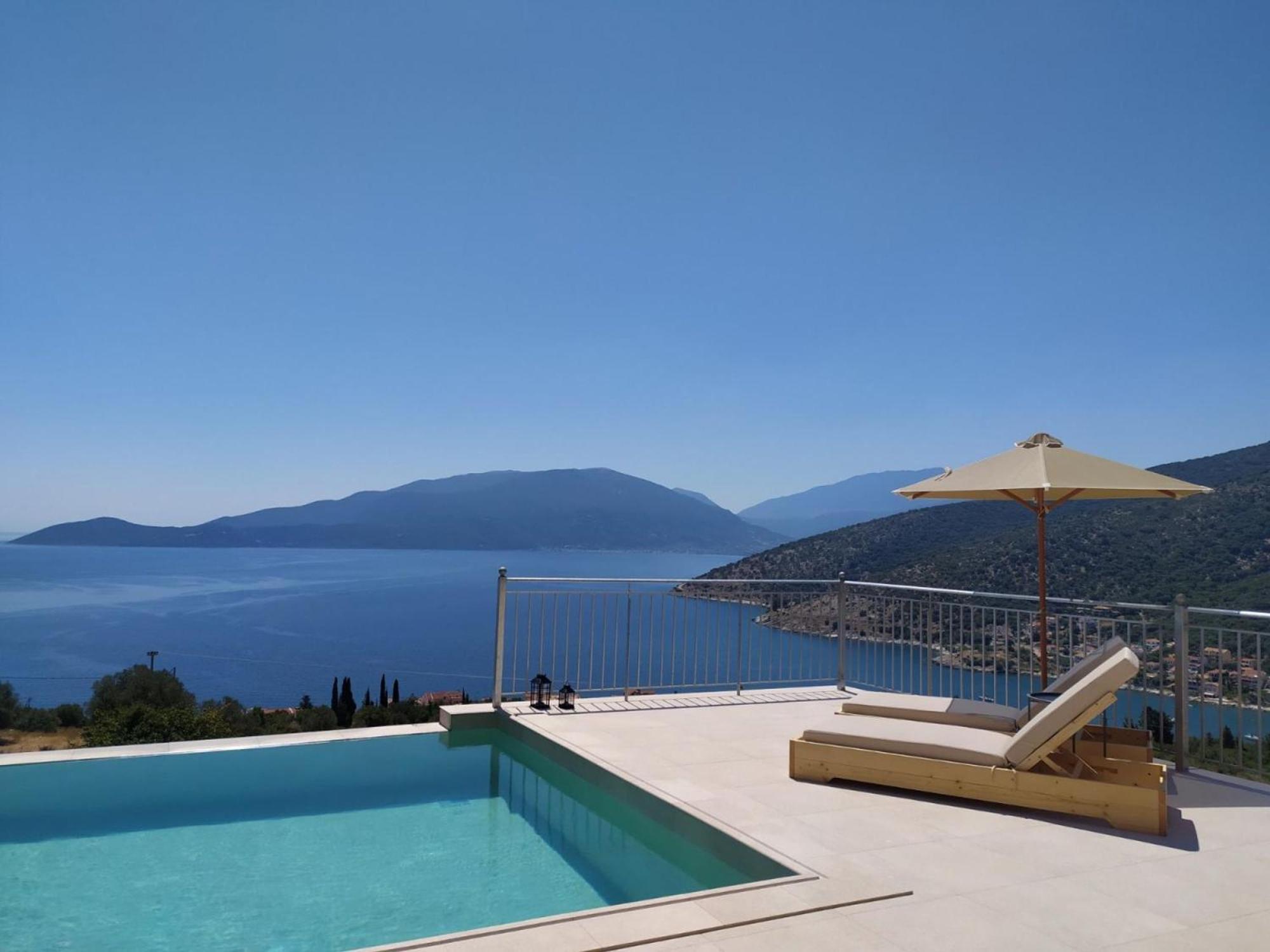 Augustela Villa Seaview Vacation Villa Agia Efimia Luaran gambar