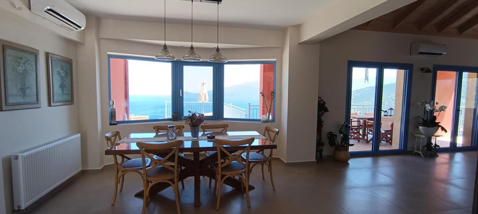 Augustela Villa Seaview Vacation Villa Agia Efimia Luaran gambar