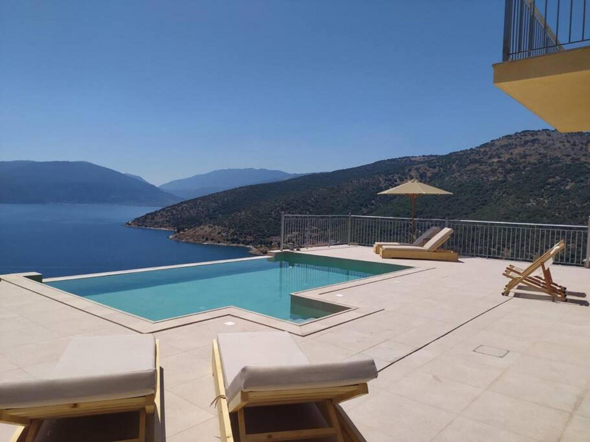 Augustela Villa Seaview Vacation Villa Agia Efimia Luaran gambar