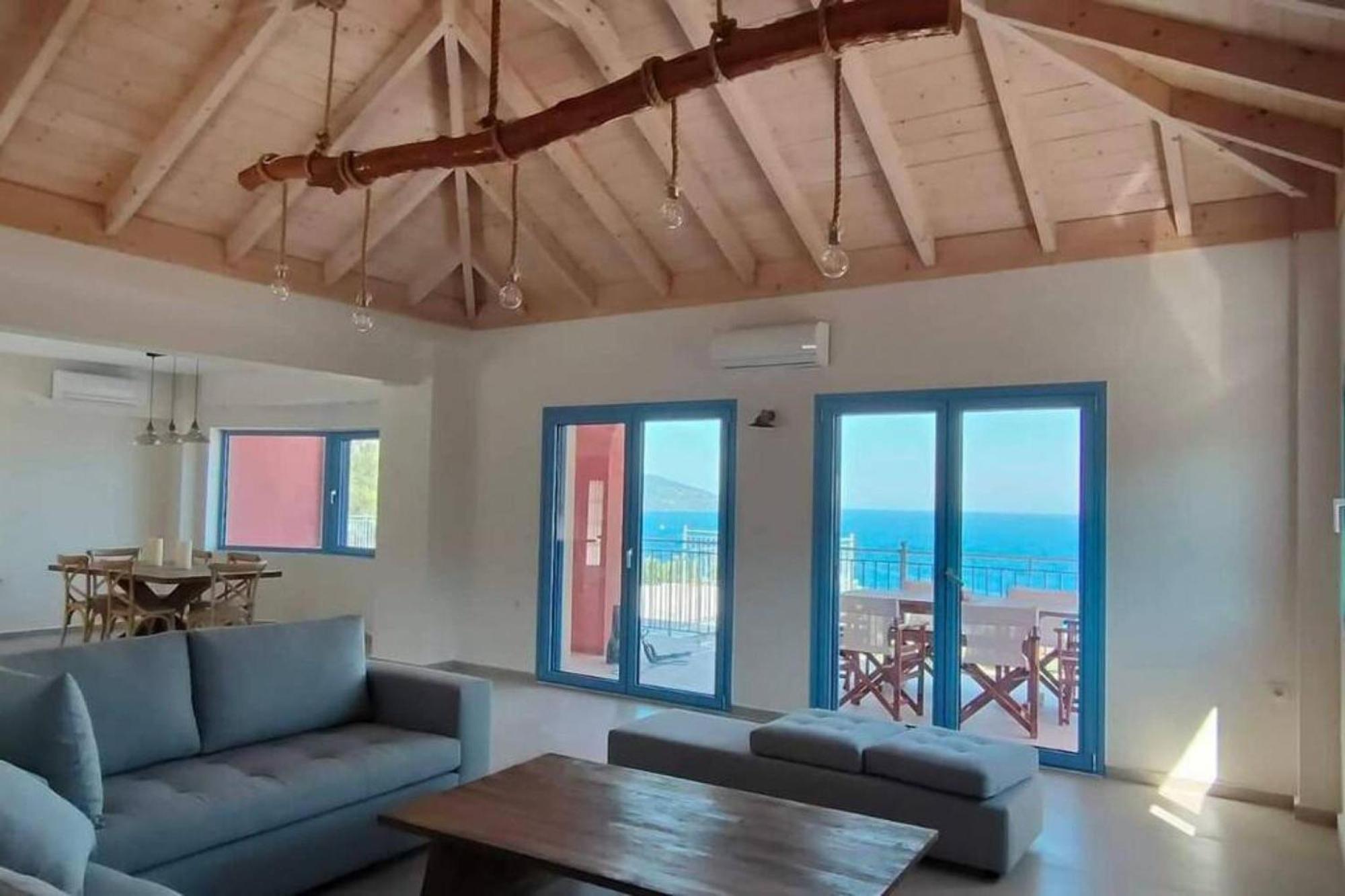 Augustela Villa Seaview Vacation Villa Agia Efimia Luaran gambar