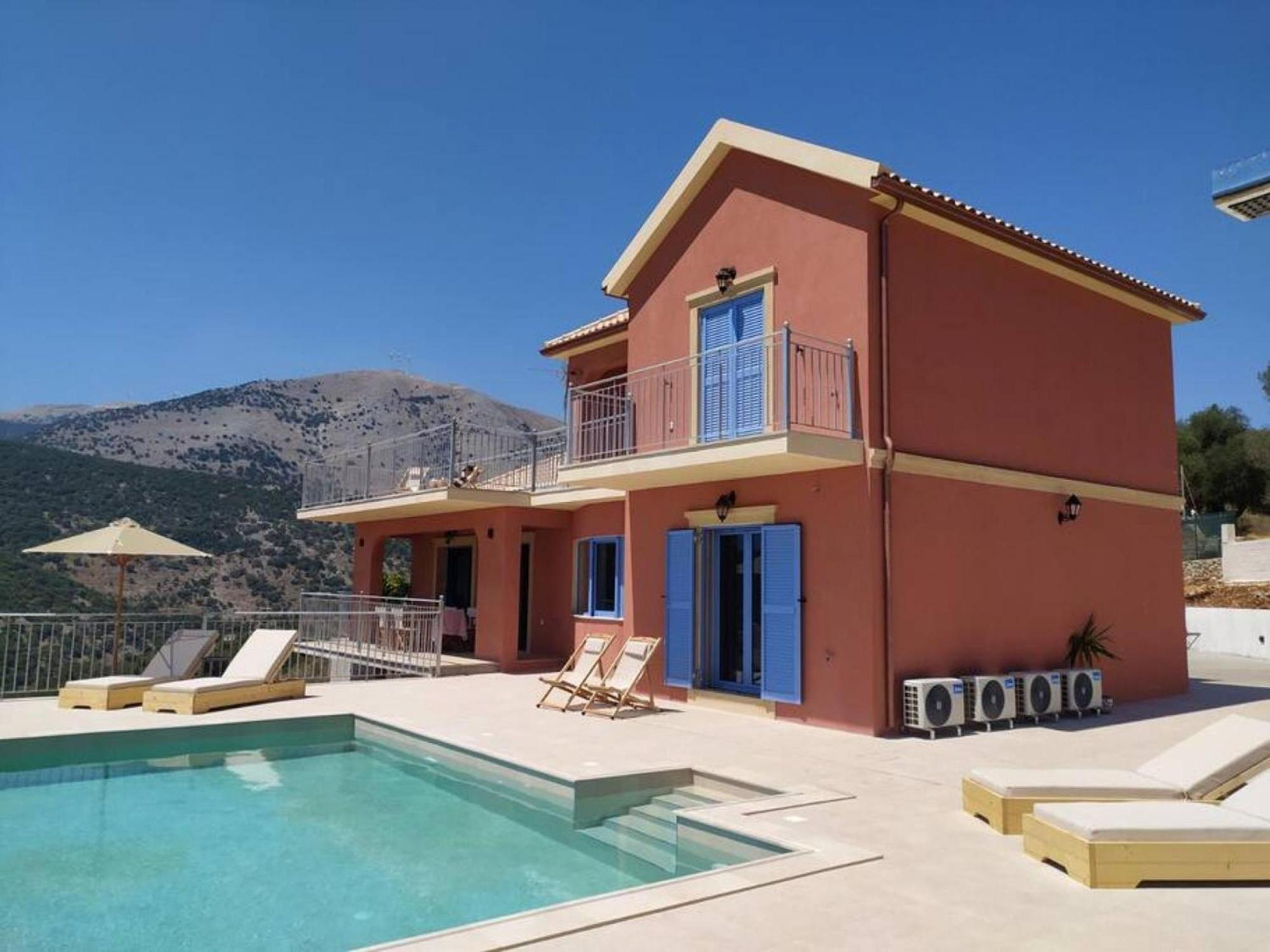 Augustela Villa Seaview Vacation Villa Agia Efimia Luaran gambar